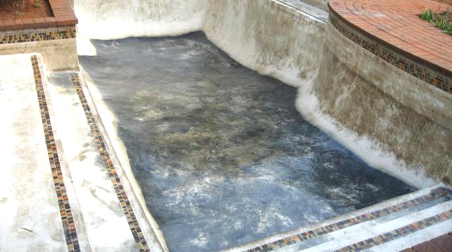 photo of wrinkled-dirty-pool-liner