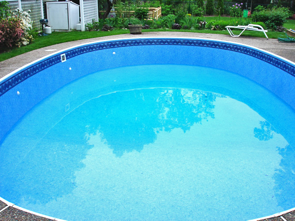 large round pool liner