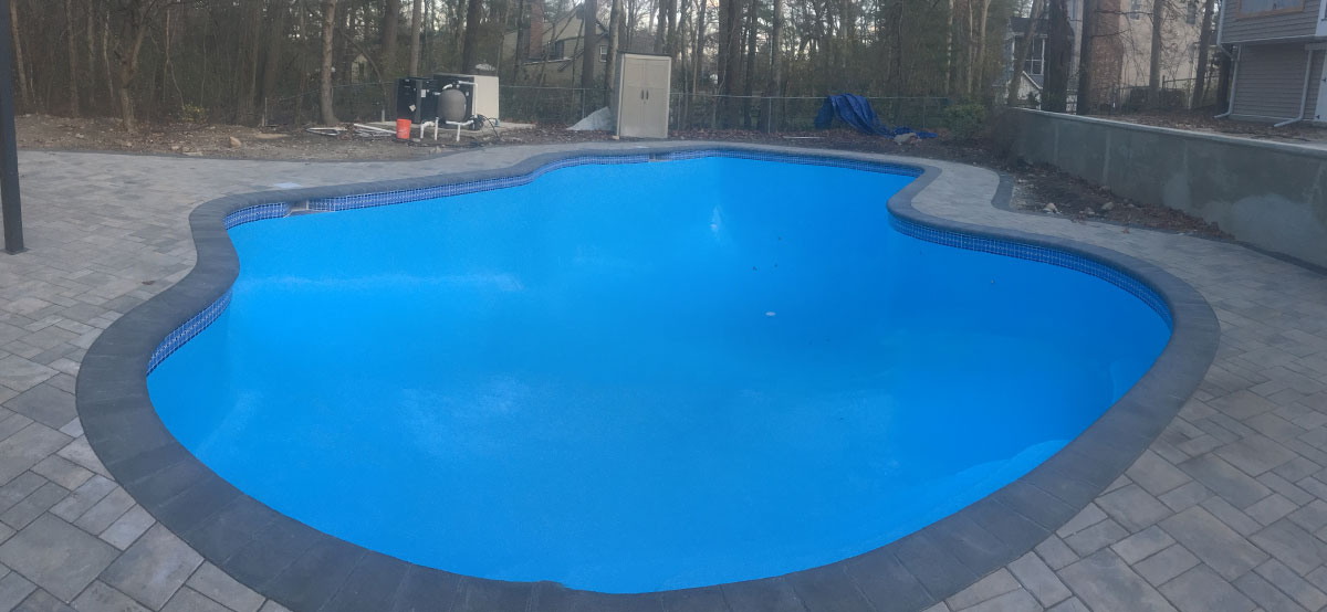 After New Pool Paint