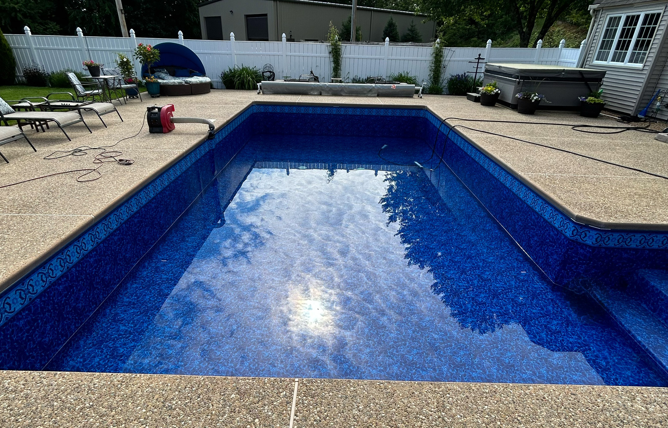 Pool Liner after Renovation